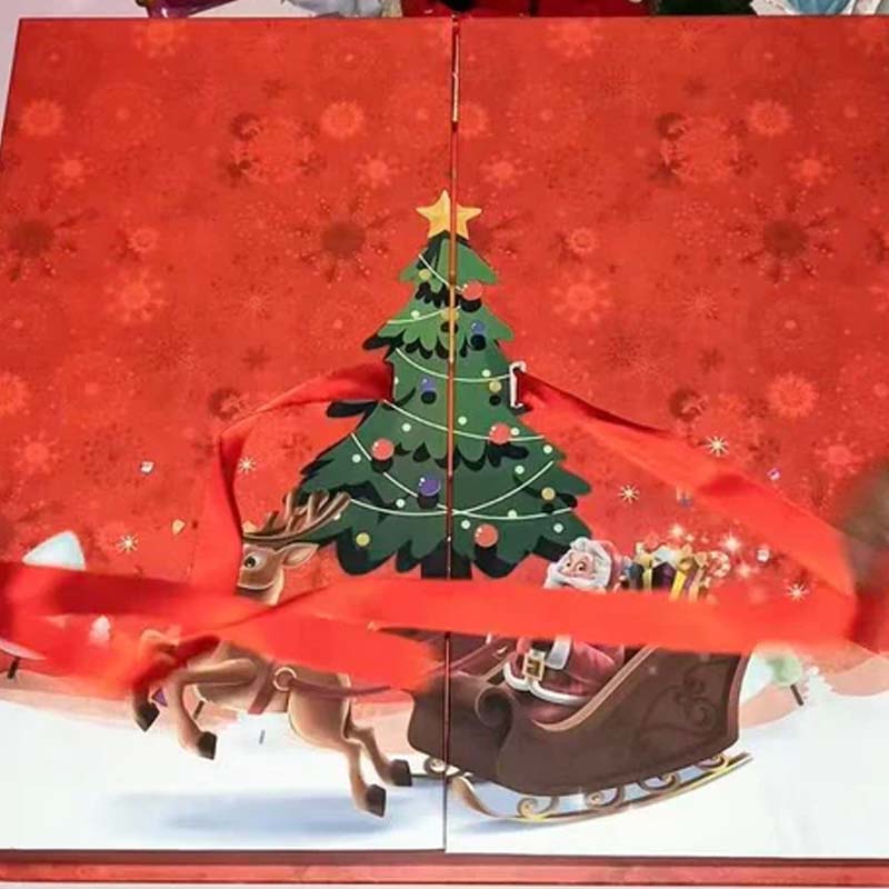 24-Tage-Julkalender mit Adventskalender und Geschenkverpackung