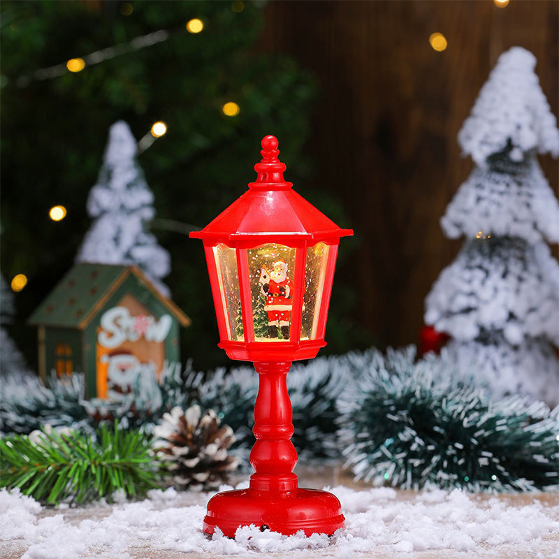 Lanterne de Noël avec lumière LED et flocons de neige – Apportez une touche festive à votre intérieur 🎅
