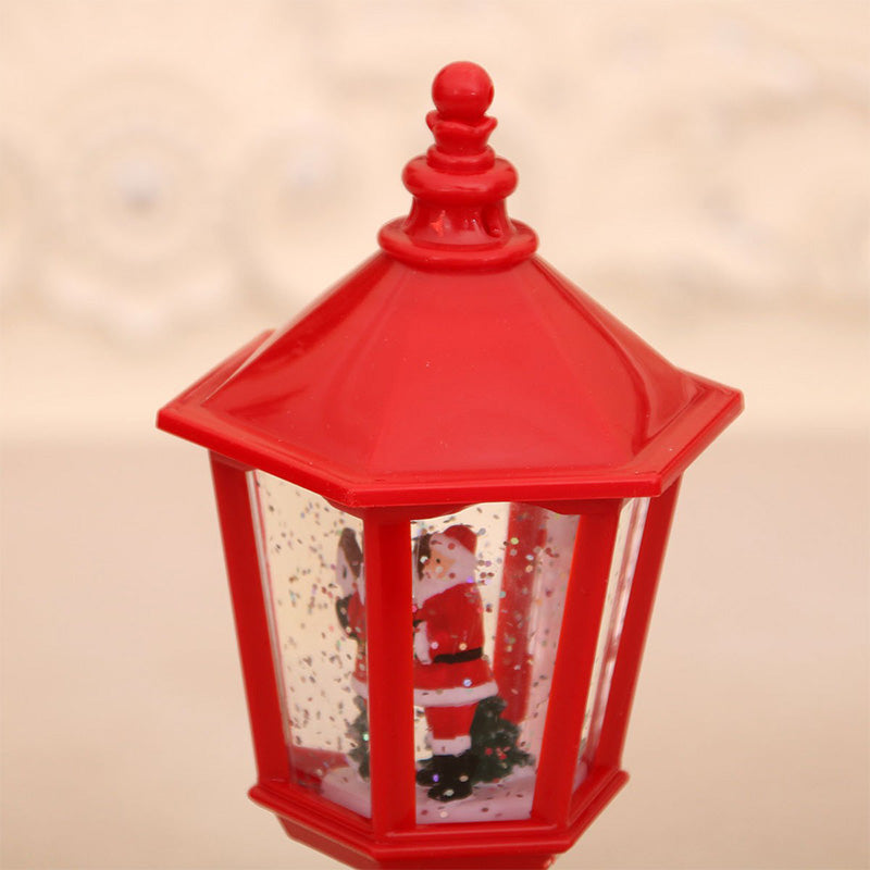 Lanterne de Noël avec lumière LED et flocons de neige – Apportez une touche festive à votre intérieur 🎅