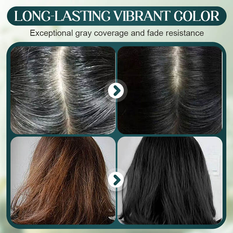 💇‍♀️ 2 ACHETÉS, 1 OFFERT ! 🌈 Kit de coloration douce longue durée Cozy Comfort™ – Couverture parfaite des cheveux gris (Grande promotion de Noël 🎄)