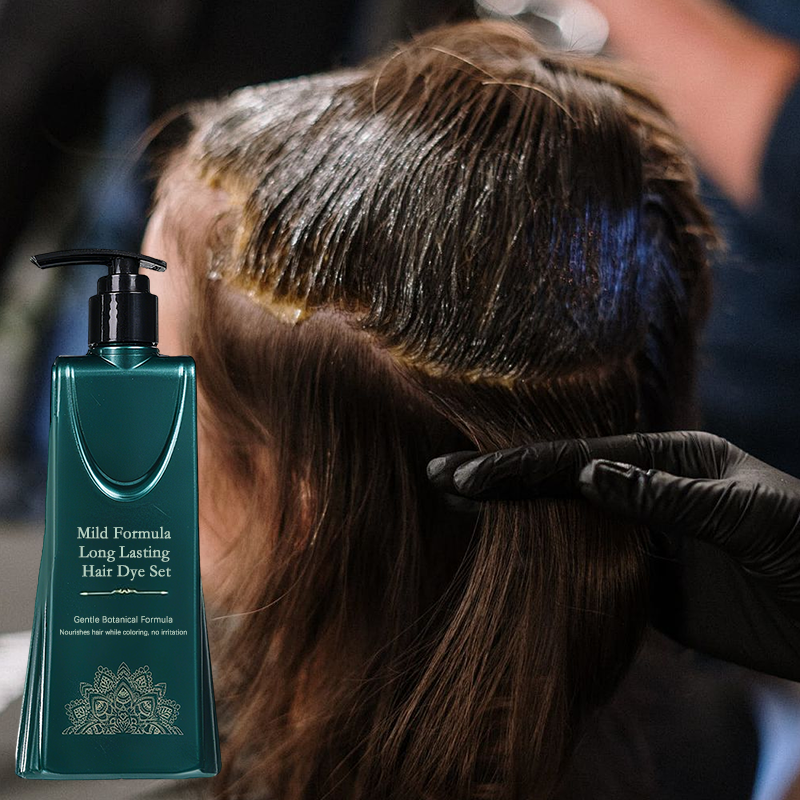 💇‍♀️ 2 ACHETÉS, 1 OFFERT ! 🌈 Kit de coloration douce longue durée Cozy Comfort™ – Couverture parfaite des cheveux gris (Grande promotion de Noël 🎄)