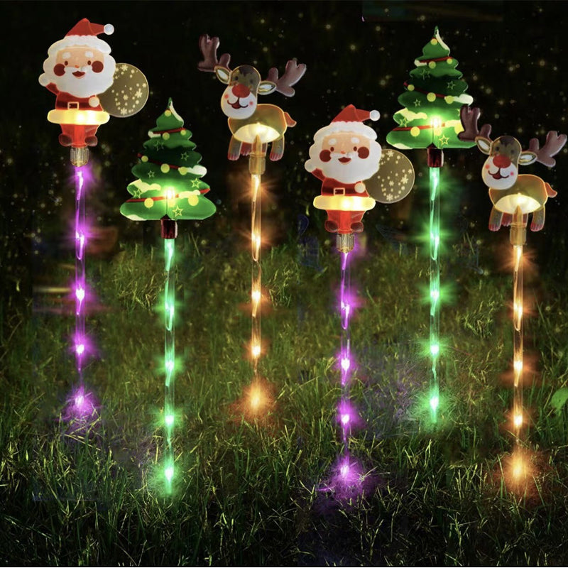 🔥Méga offre du Black Friday ! – 50 % de réduction !🔥🎅Lampe de jardin lumineuse de Noël