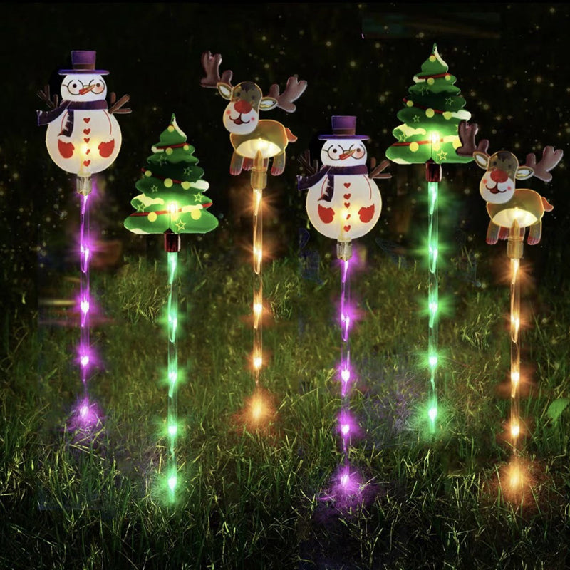 🔥Méga offre du Black Friday ! – 50 % de réduction !🔥🎅Lampe de jardin lumineuse de Noël