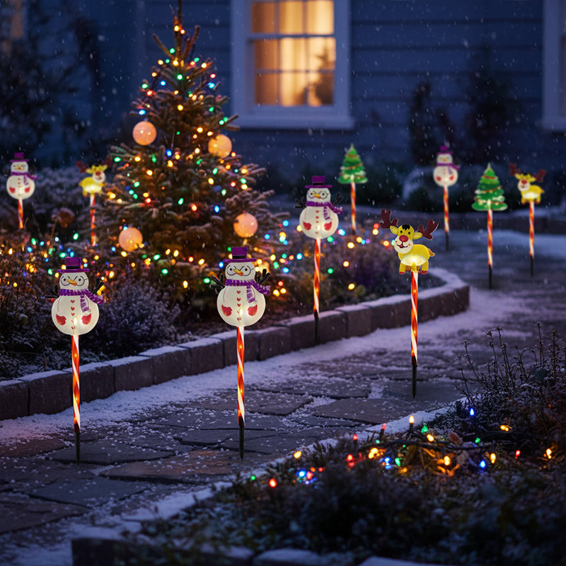 🔥Méga offre du Black Friday ! – 50 % de réduction !🔥🎅Lampe de jardin lumineuse de Noël