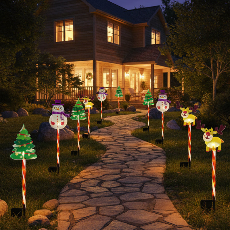 🔥Méga offre du Black Friday ! – 50 % de réduction !🔥🎅Lampe de jardin lumineuse de Noël