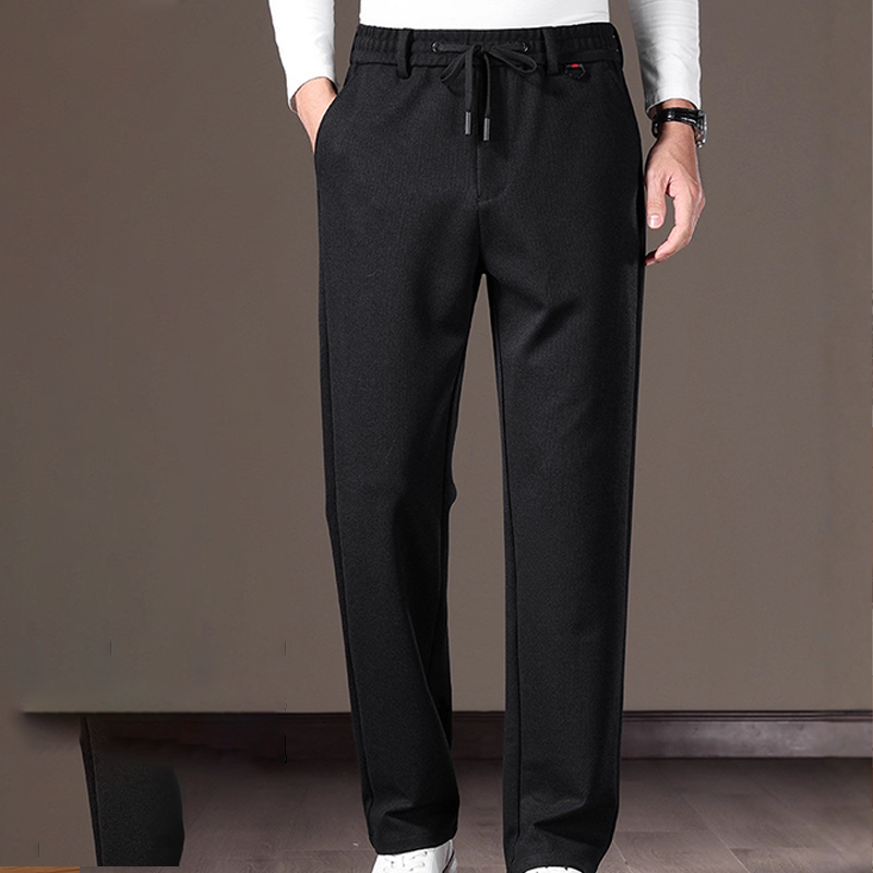 Pantalon d'hiver classique pour homme avec cordon de serrage – Chaud, confortable et élégant ❄️ | Soldes de Noël : jusqu'à 40 % de réduction et sans frais cachés ! 🎁