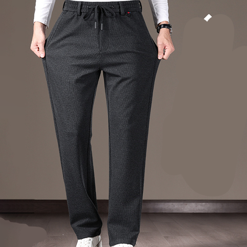 Pantalon d'hiver classique pour homme avec cordon de serrage – Chaud, confortable et élégant ❄️ | Soldes de Noël : jusqu'à 40 % de réduction et sans frais cachés ! 🎁