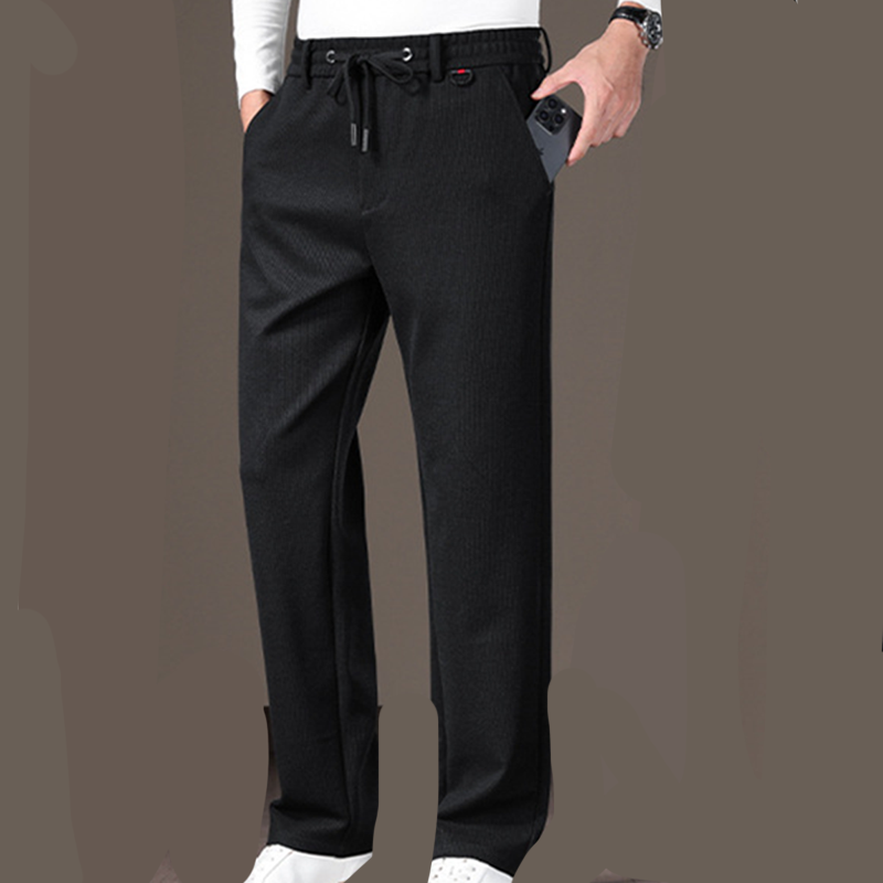 Pantalon d'hiver classique pour homme avec cordon de serrage – Chaud, confortable et élégant ❄️ | Soldes de Noël : jusqu'à 40 % de réduction et sans frais cachés ! 🎁