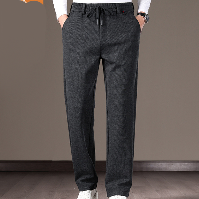 Pantalon d'hiver classique pour homme avec cordon de serrage – Chaud, confortable et élégant ❄️ | Soldes de Noël : jusqu'à 40 % de réduction et sans frais cachés ! 🎁