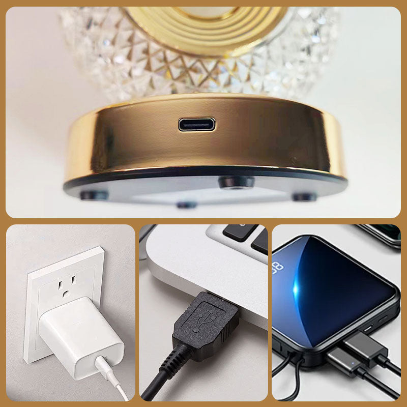 🎅Soldes de Noël : 50 % de réduction !🎄Plus de 50 000 vendus ! 🎁✨ Veilleuse LED cristal rechargeable de luxe