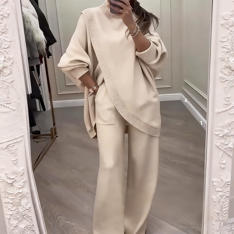 🔥Méga offre du Black Friday ! – 50 % de réduction !🔥Ensemble pull et pantalon oversize pour femme 