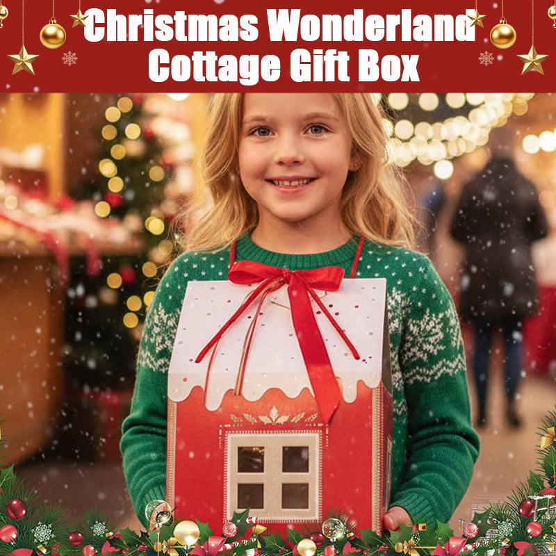 Coffret cadeau Maison de Noël féérique – Idéal pour des cadeaux magiques 🎅 | Jusqu'à 50 % de réduction pour le Black Friday et Noël ! Sans frais cachés !