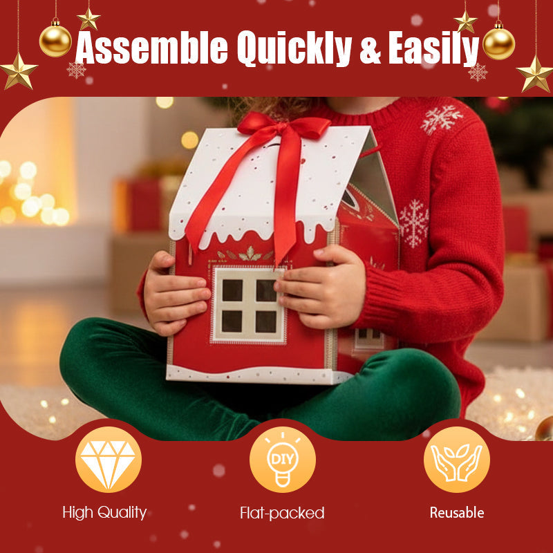 Coffret cadeau Maison de Noël féérique – Idéal pour des cadeaux magiques 🎅 | Jusqu'à 50 % de réduction pour le Black Friday et Noël ! Sans frais cachés !