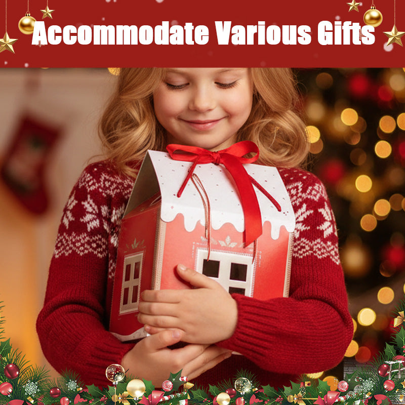 Weihnachtliches Wunderland-Häuschen Geschenkbox – Perfekt für magische Geschenke 🎅 | Black Friday & Weihnachtsrabatt bis zu 50 %! Keine versteckten Kosten!
