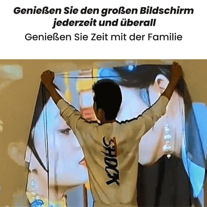 Faltbare & tragbare Projektionsleinwand aus Anti-Licht-Polyester – 4K Ultra HD Heimkino-Erlebnis 🎄 Weihnachtsaktion bis zu 50 % Rabatt! Keine versteckten Kosten!