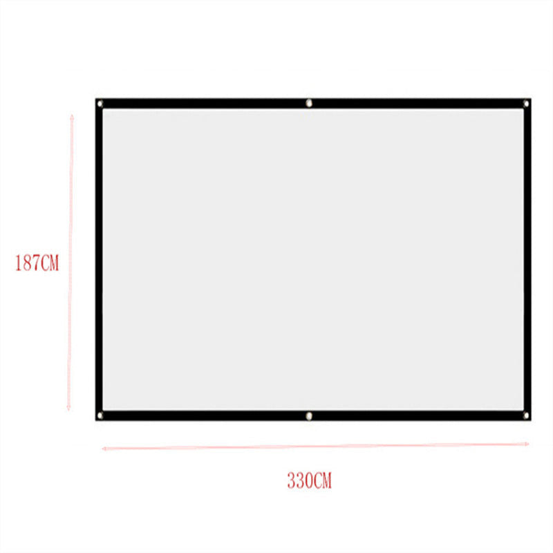 Écran de projection pliable et portable en polyester anti-lumière – Expérience cinéma à domicile 4K Ultra HD 🎄 Vente de Noël : jusqu’à 50 % de réduction ! Sans frais cachés ! 
