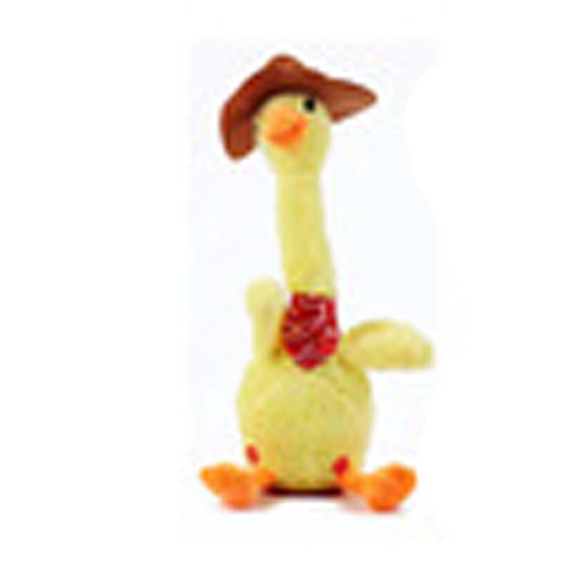 Peluche canard interactive parlante et dansante 