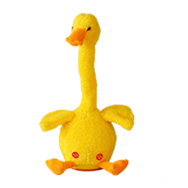 Peluche canard interactive parlante et dansante 