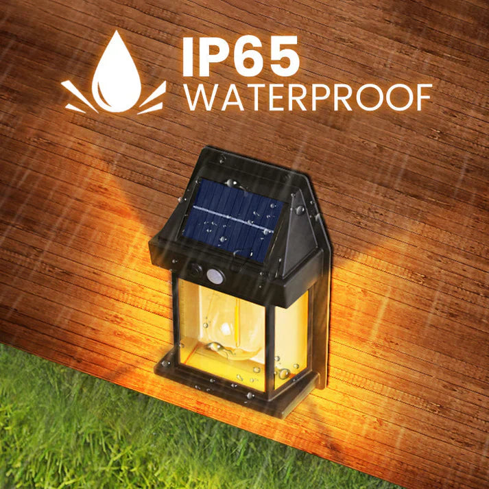 ✨ Kuschelwohl™ Solar-Wandleuchte mit Bewegungssensor – Warme Wolfram-Optik | Kaufen Sie 2, Erhalten Sie 1 Gratis 🎁