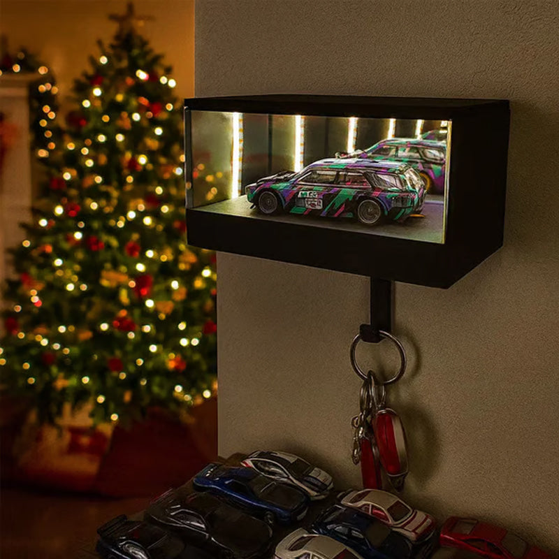 Porte-clés LED Infinity – Mini garage pour les vrais passionnés d'automobile | Offre spéciale Noël 🎄 Jusqu'à 50 % de réduction