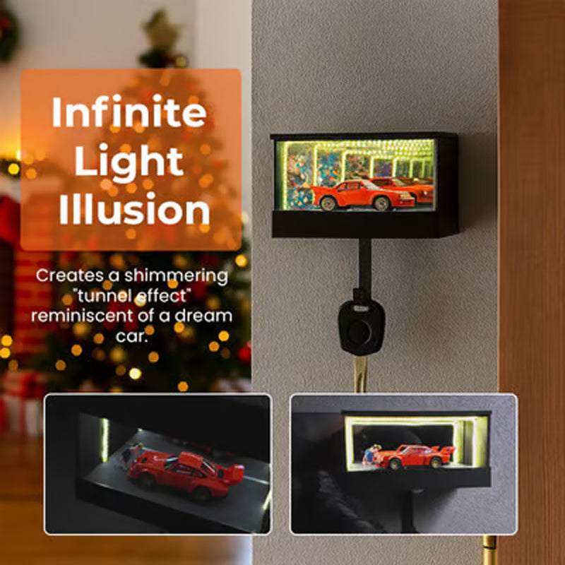 Porte-clés LED Infinity – Mini garage pour les vrais passionnés d'automobile | Offre spéciale Noël 🎄 Jusqu'à 50 % de réduction