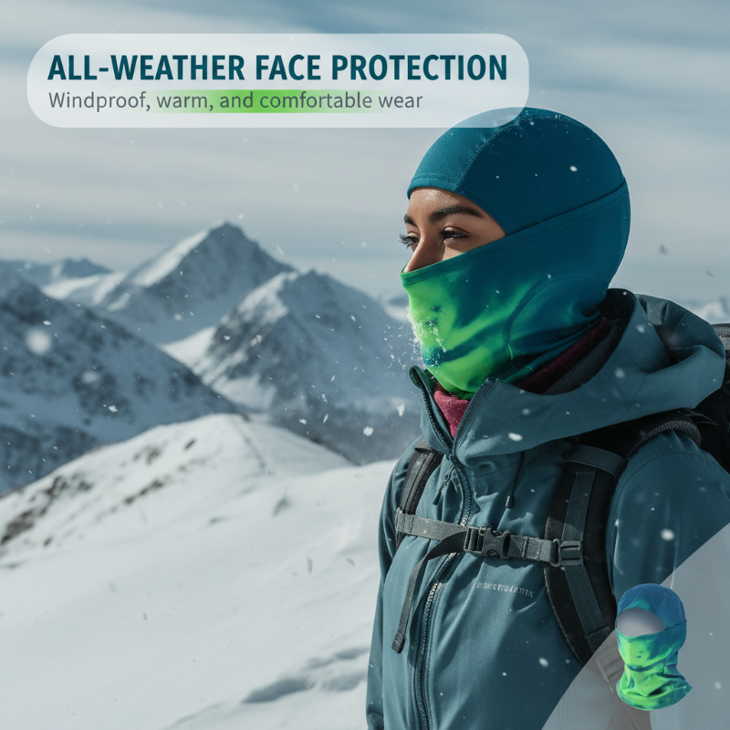 Cagoule unisexe à effet thermoréactif