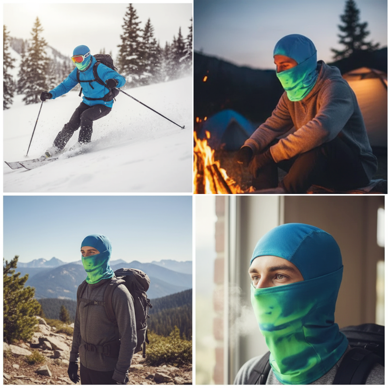 Cagoule unisexe à effet thermoréactif