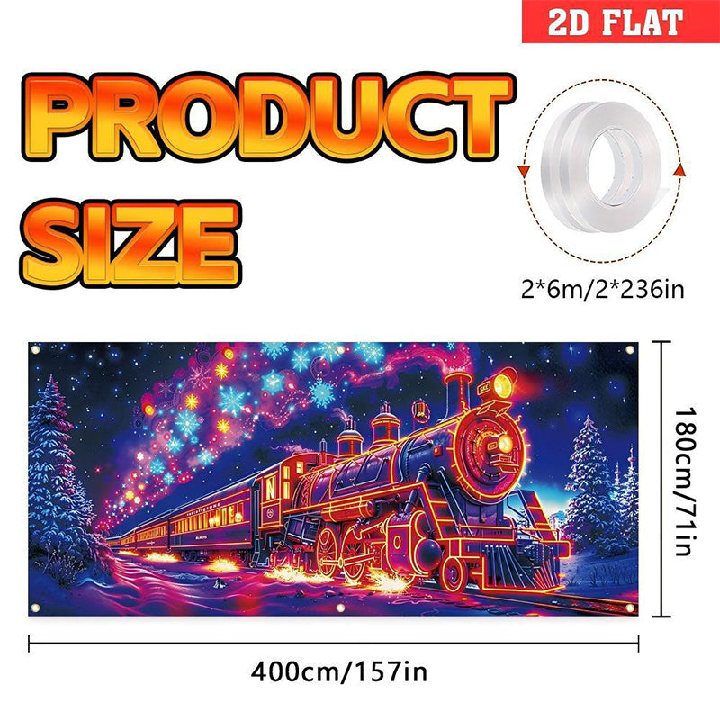 🎄Soldes de Noël – 60 % de réduction ! Bannière décorative pour porte de garage de Noël 