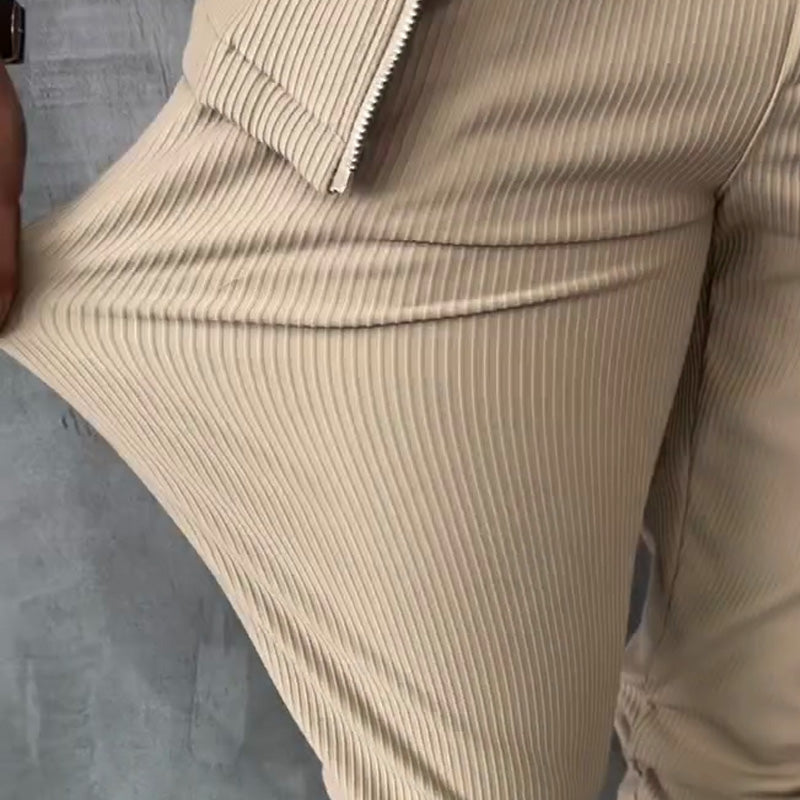 Minimalistisches Herren-Jacket und -Hose, 2-teiliges Set