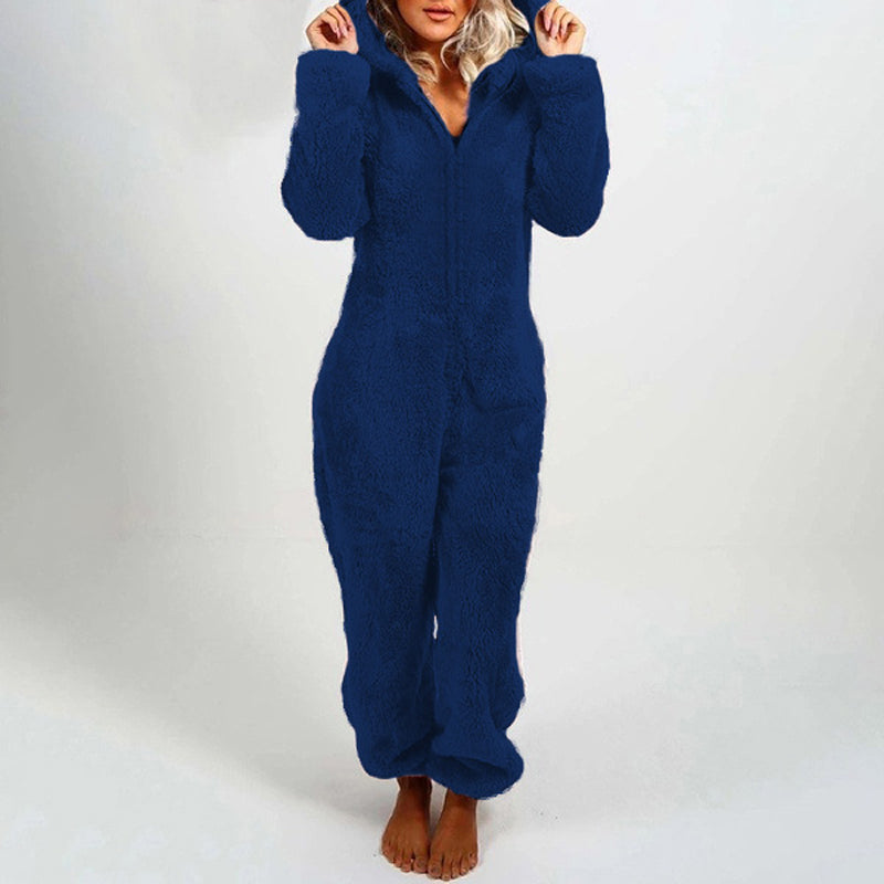 ✨🦊 Combinaison à capuche ultra-douce pour se détendre – tissu pelucheux, design ludique et coupe confortable (Un indispensable pour des moments cocooning à la maison !)