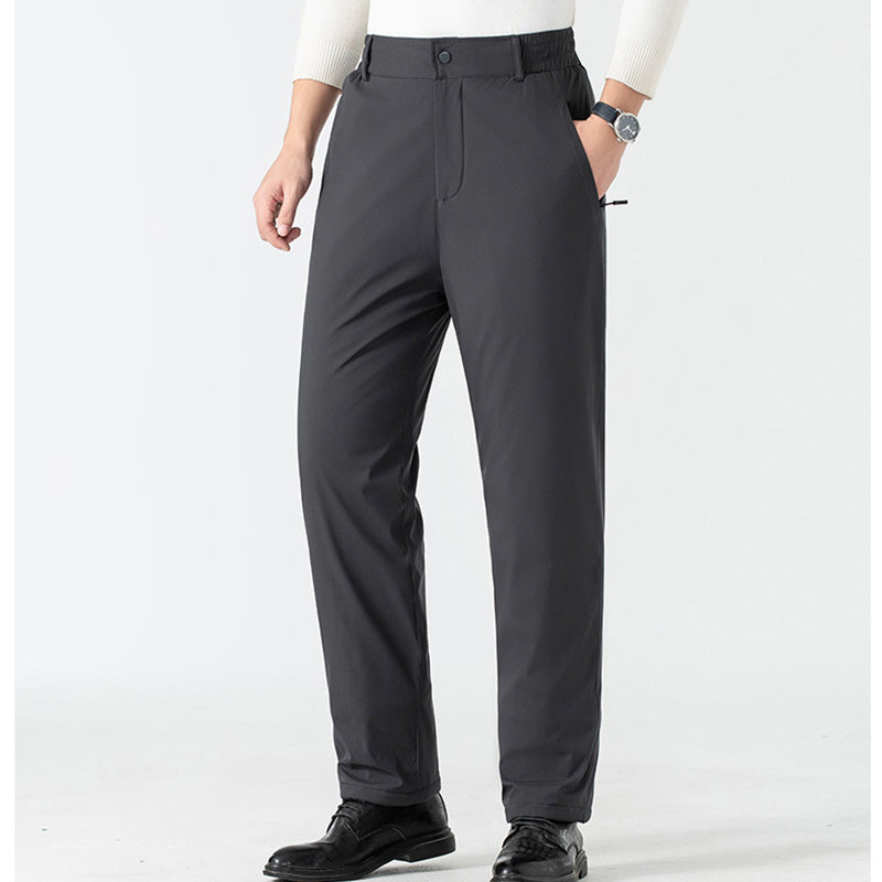 🔥 Soldes d'hiver ! Pantalon thermique pour homme Kuschelwohl™ avec protection des genoux en graphène – Ultra-chaud, coupe-vent et confortable ❄️ – Économisez jusqu'à 40 % maintenant ! 