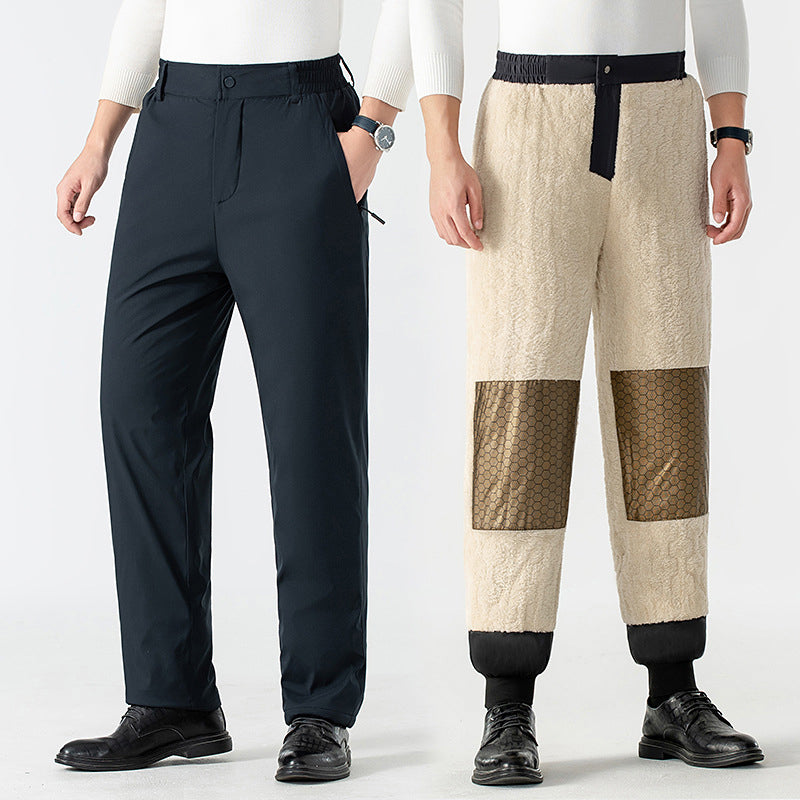 🔥 Soldes d'hiver ! Pantalon thermique pour homme Kuschelwohl™ avec protection des genoux en graphène – Ultra-chaud, coupe-vent et confortable ❄️ – Économisez jusqu'à 40 % maintenant ! 