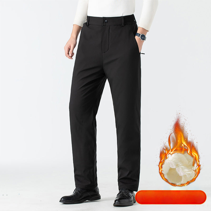 🔥 Soldes d'hiver ! Pantalon thermique pour homme Kuschelwohl™ avec protection des genoux en graphène – Ultra-chaud, coupe-vent et confortable ❄️ – Économisez jusqu'à 40 % maintenant ! 