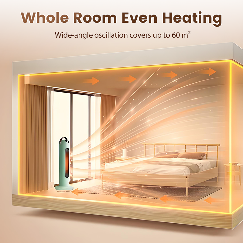 🔥 50 % de réduction et livraison gratuite 🚀 Chauffage soufflant 2000 W à chaleur instantanée – La protection ultime en hiver ! ❄️ 