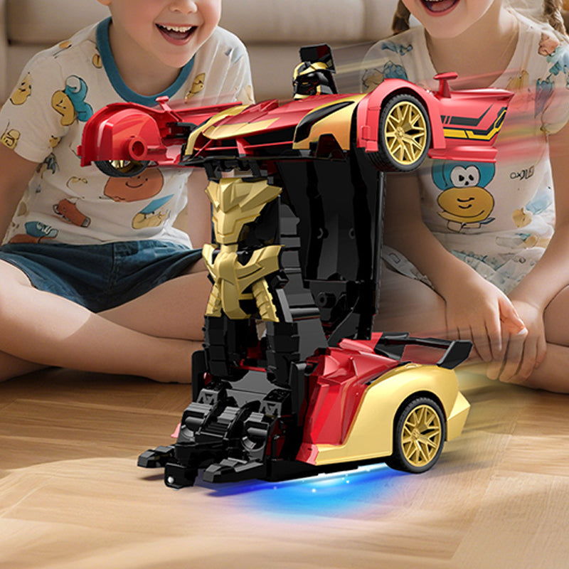 🔥Offre exceptionnelle – Voiture transformable télécommandée avec lumières
