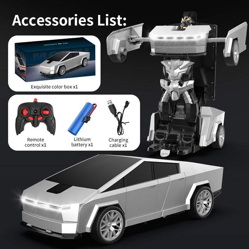 🔥Offre exceptionnelle – Voiture transformable télécommandée avec lumières