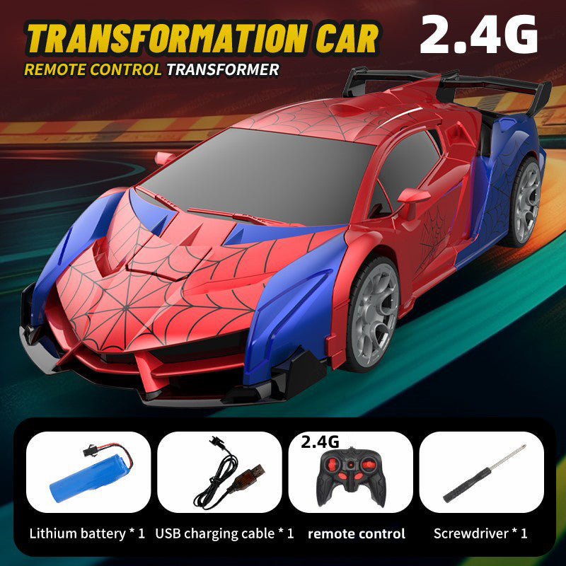 🔥Offre exceptionnelle – Voiture transformable télécommandée avec lumières