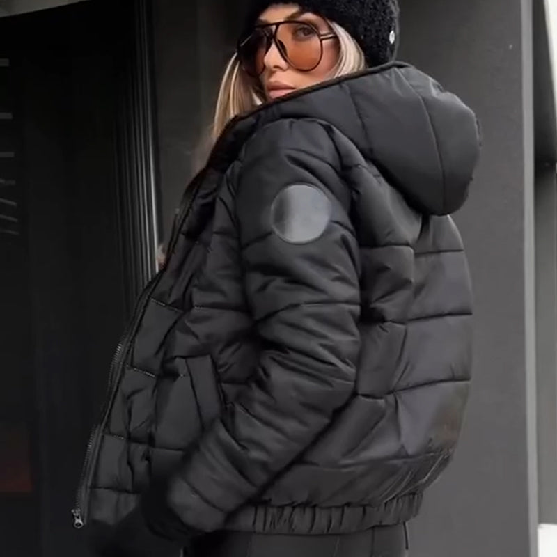 Doudoune d'hiver à capuche pour femme – Élégante, chaude et ultra-légère ❄️ | Soldes de Noël avec jusqu'à 50 % de réduction 💥