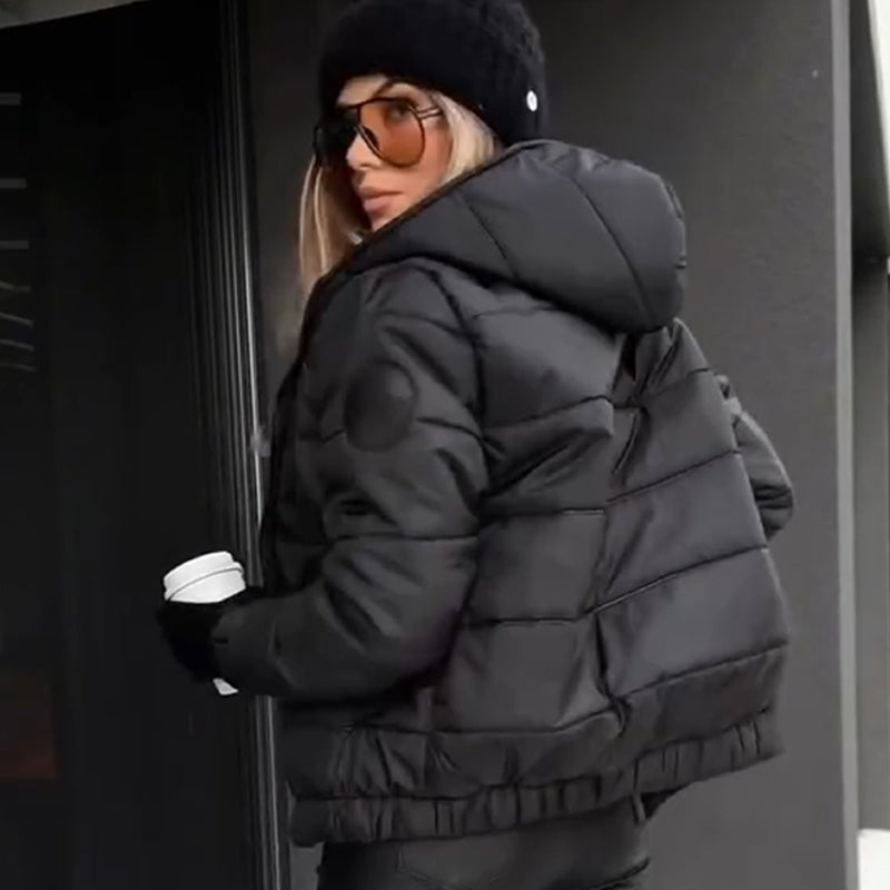Doudoune d'hiver à capuche pour femme – Élégante, chaude et ultra-légère ❄️ | Soldes de Noël avec jusqu'à 50 % de réduction 💥