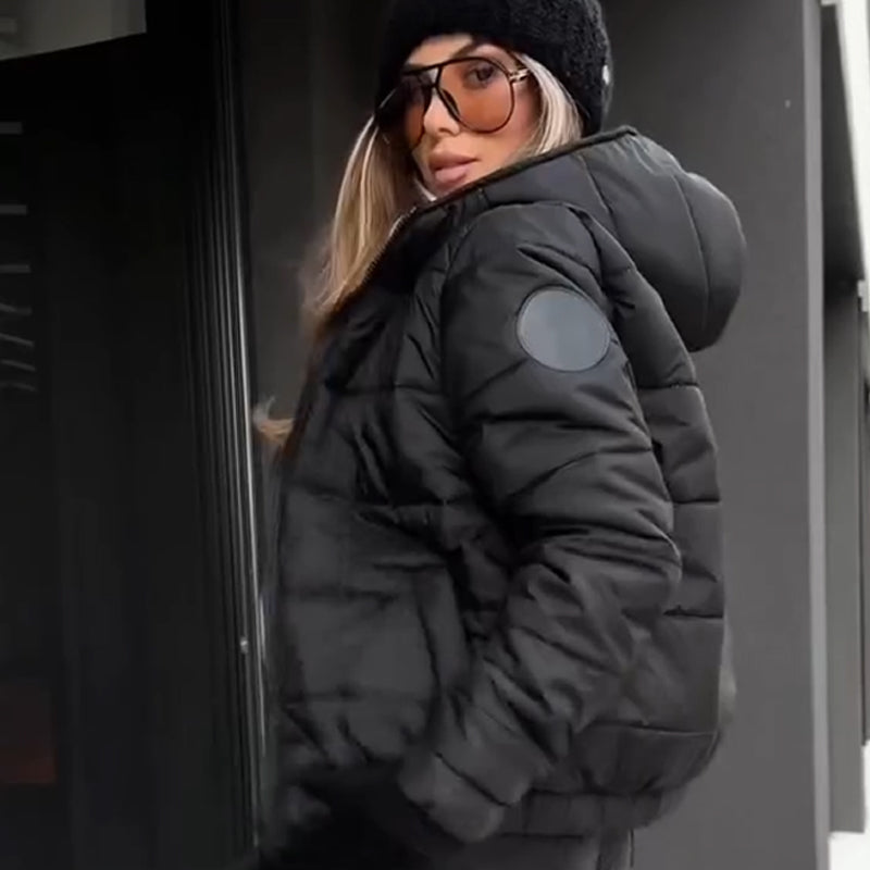 Doudoune d'hiver à capuche pour femme – Élégante, chaude et ultra-légère ❄️ | Soldes de Noël avec jusqu'à 50 % de réduction 💥