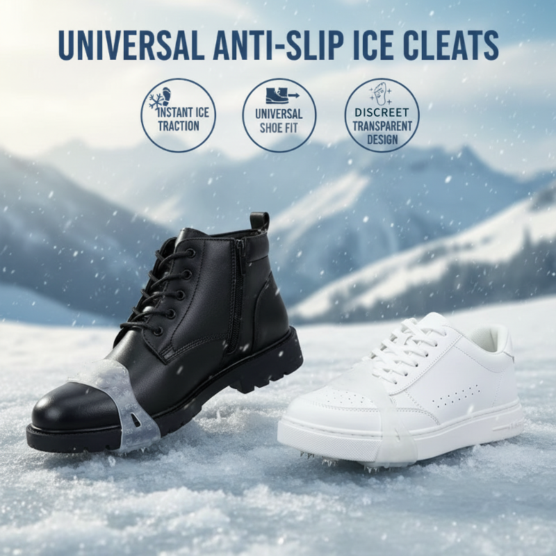 Crampons à glace universels à 5 dents pour chaussures et bottes