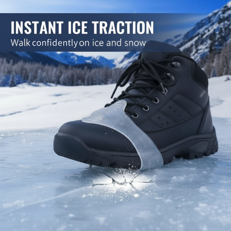 Crampons à glace universels à 5 dents pour chaussures et bottes