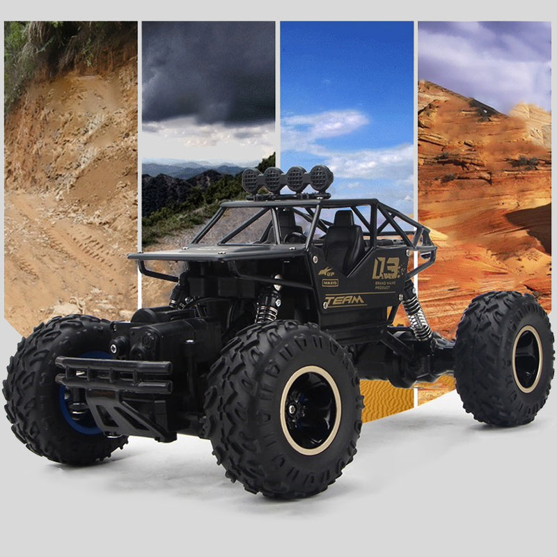 🚗 Voiture télécommandée tout-terrain Kuschelwohl™ pour enfants, en alliage d'aluminium – Transmission intégrale et construction robuste | Réduction de Noël : -30 % 🎁 