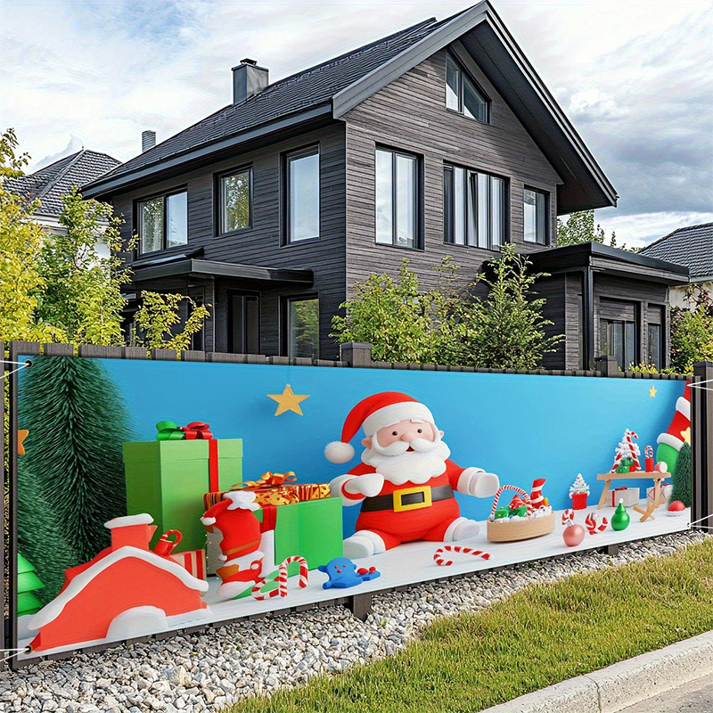 🔥Solange der Vorrat reicht 40 % Rabatt!🎉Weihnachtsbanner für draußen zum Aufhängen