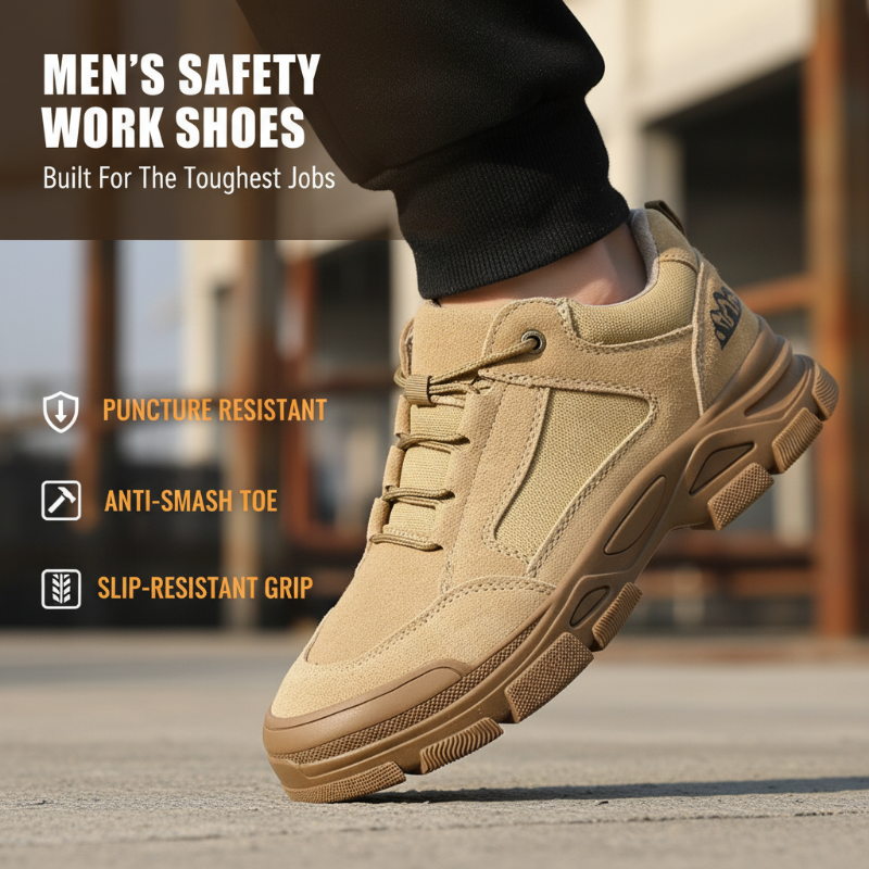 🎄Promotion de Noël : Chaussures de sécurité pour hommes avec protection anti-perforation