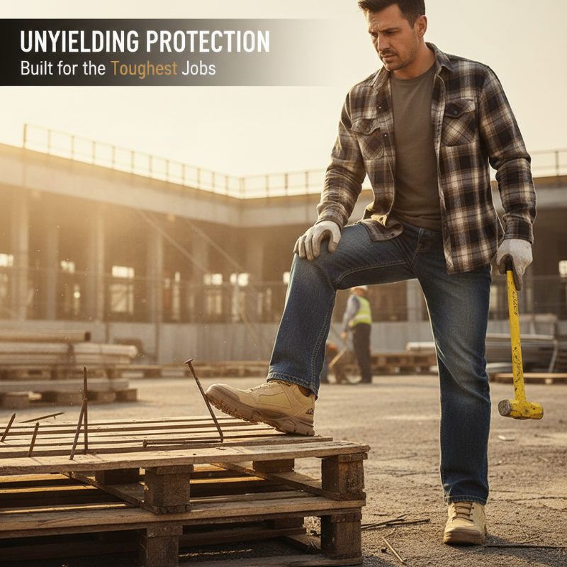 🎄Promotion de Noël : Chaussures de sécurité pour hommes avec protection anti-perforation