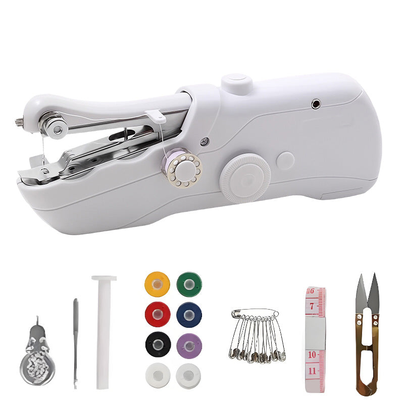 🔥NUR JETZT: 50% RABATT🧵 Mini Elektro-Nähmaschine – Leicht, Tragbar & Einfach zu Bedienen! ✨