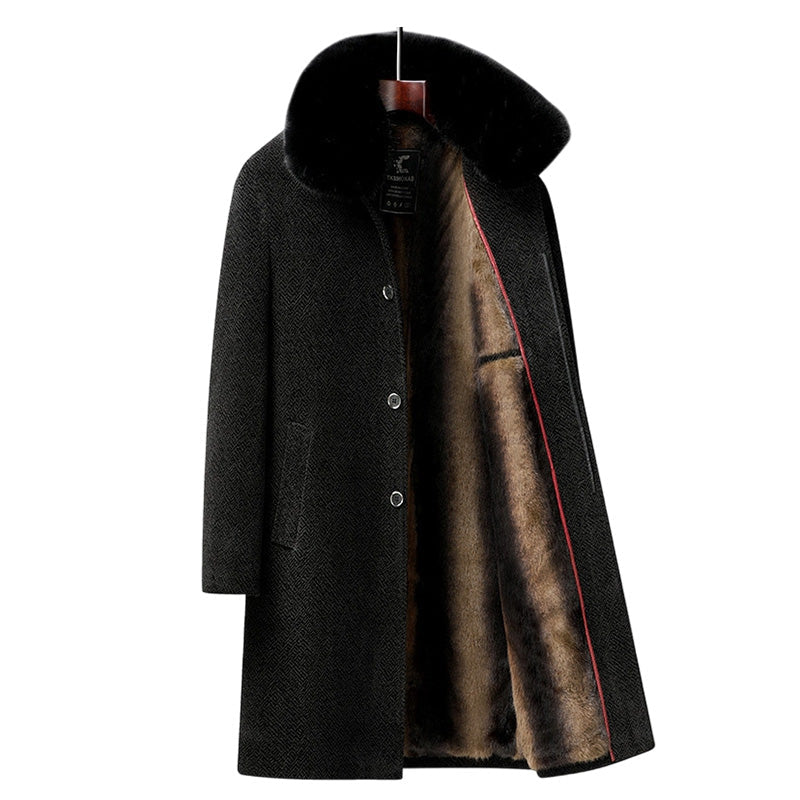 ⏳Zeitlich begrenztes Sonderangebot⏰ Gefütterter Herren-Wintermantel für Business und Freizeit