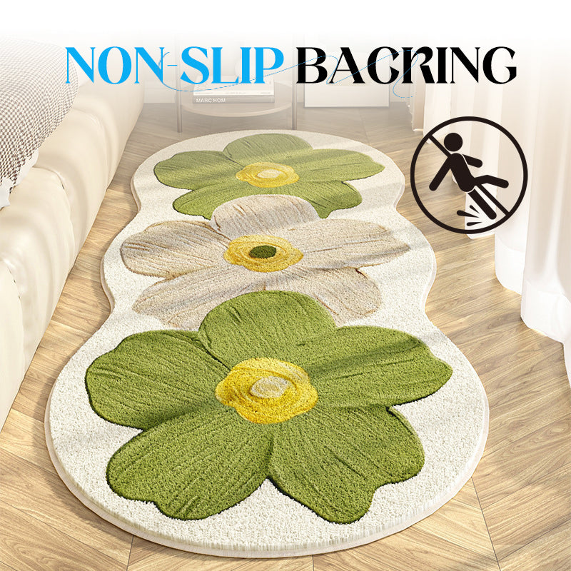 📢📢 50 % RABATT!! 🎅 Weicher Teppich mit unregelmäßigem Blumenmuster