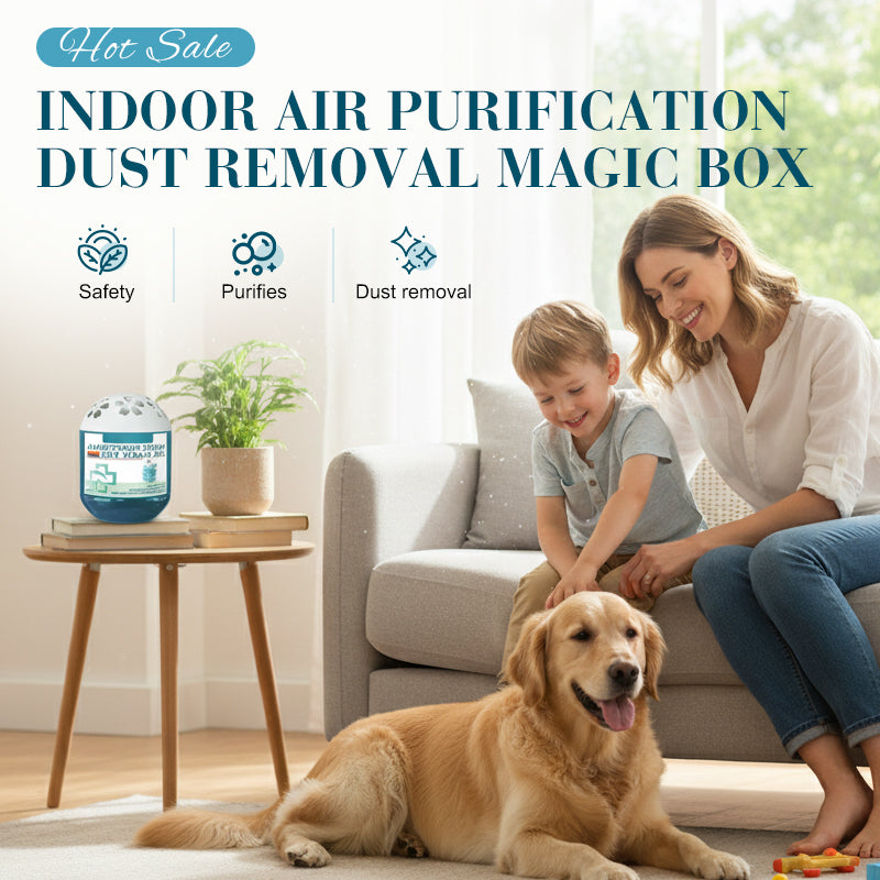 Die Abdeckungsfläche beträgt 12 Kubikmeter.⌛ Nur noch 3 Tage – 50 % auf alles! ⏰Indoor Luftreinigung Staub Entfernung Magic Box